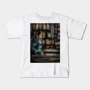 Sappho Quote Ancient Greece Romantic Goddess Painting Kids T-Shirt